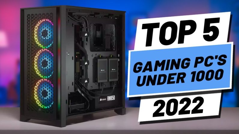 Top 5 BEST Gaming PCs Under $1000 in [2022]